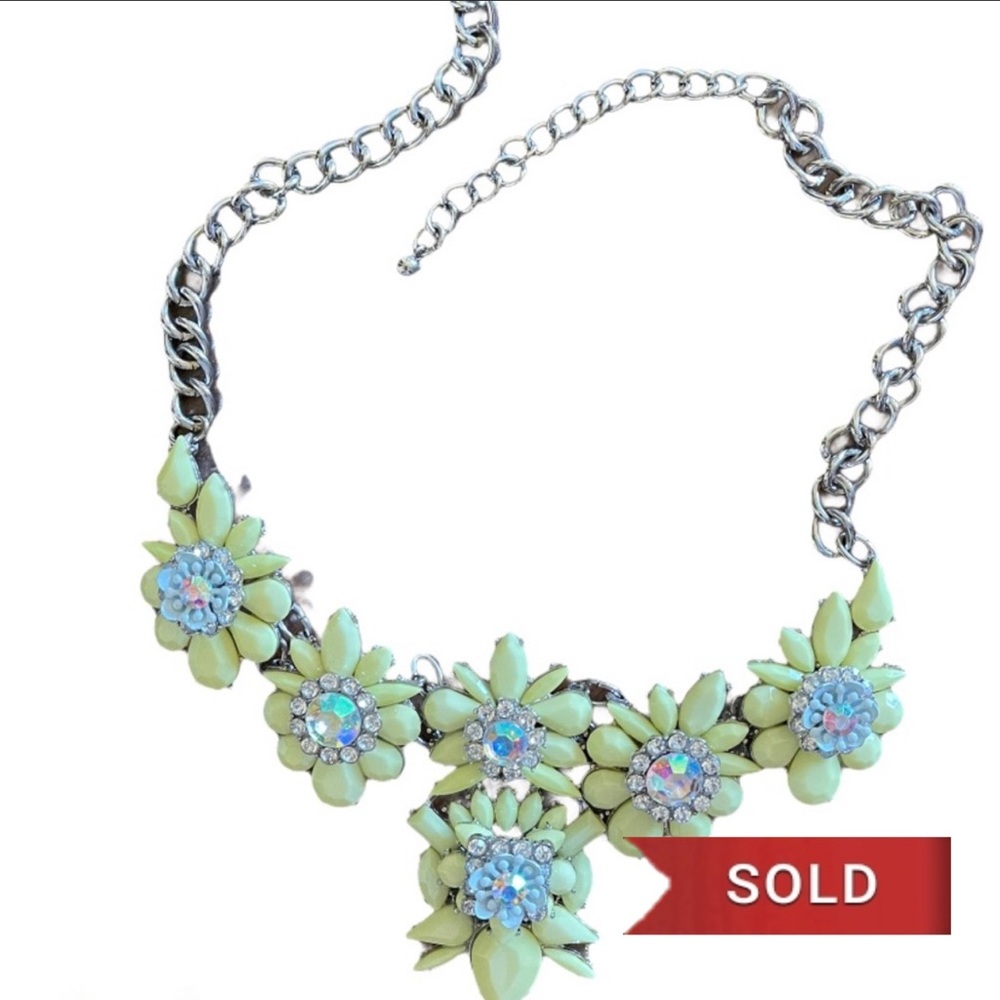 Flower Statement Necklace